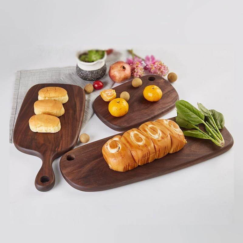 LoungeYard | Japanese-style Walnut/Beech special-shaped Solid Wood Cutting Board — product view 7