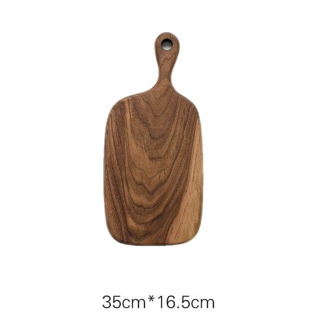 LoungeYard | Japanese-style Walnut/Beech special-shaped Solid Wood Cutting Board — product view 2
