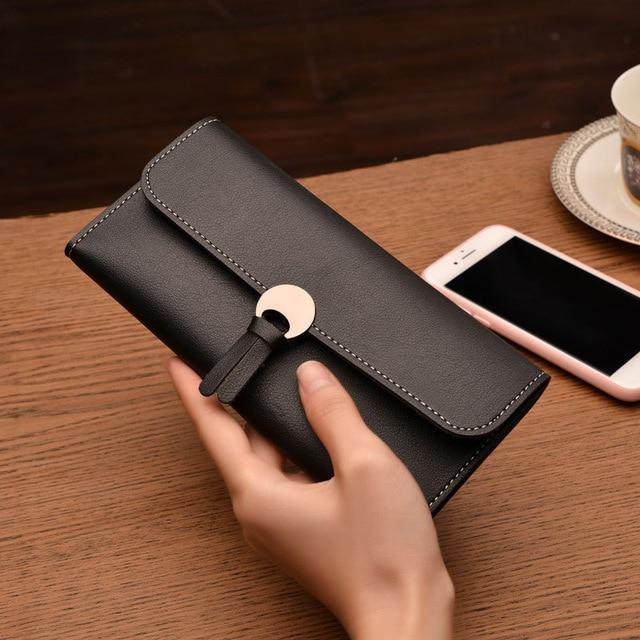 Karina - Modern Clasp Clutch Purse | LoungeYard — product view 1