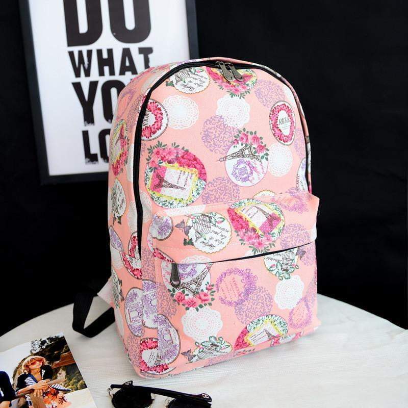 LoungeYard | Amazing Canvas Retro Backpage Backpacks — product view 4