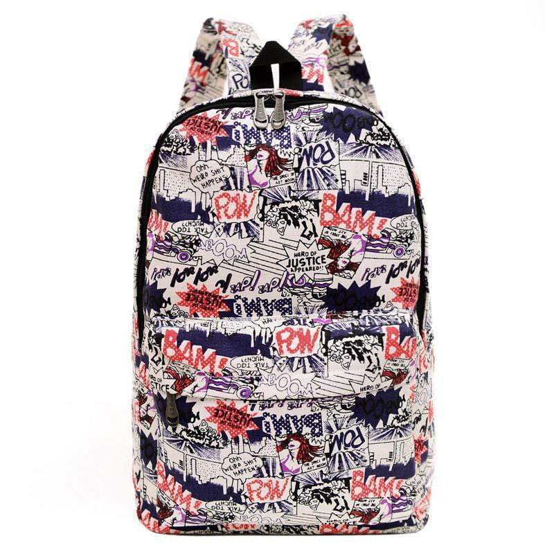 LoungeYard | Amazing Canvas Retro Backpage Backpacks — product view 5