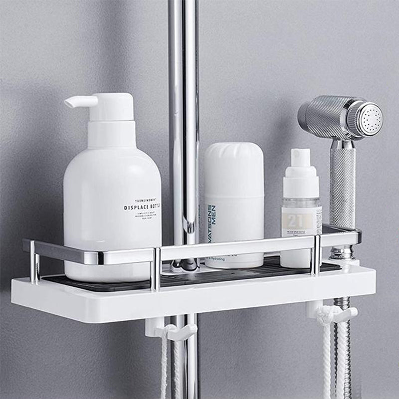 LoungeYard | Bathroom Rod Shower Shelf Holder — product view 4