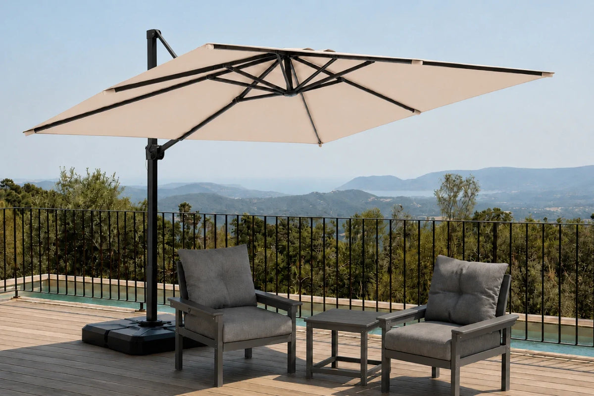 Rectangular Cantilever Umbrella — product view 2