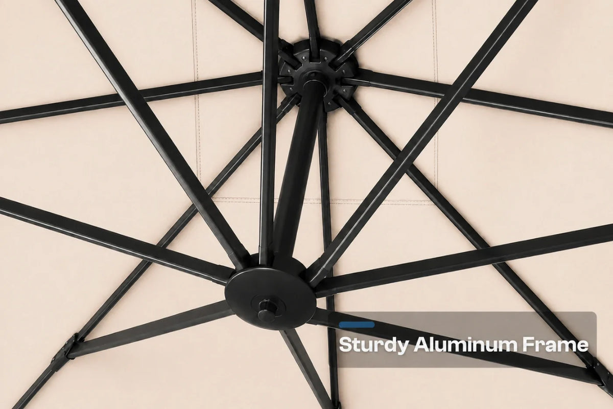 Rectangular Cantilever Umbrella — product view 6