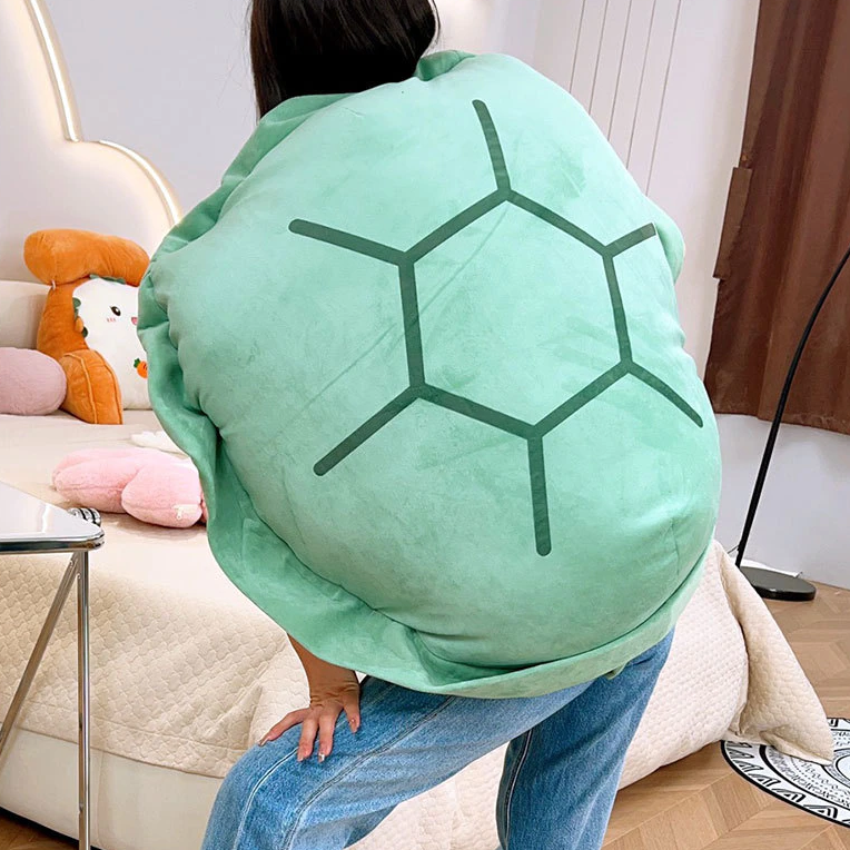 LoungeYard | Big Turtle Shell Plush Soft Pillow — product view 1