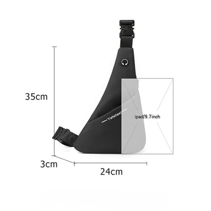 LoungeYard | Ultra Thin Urban Edge Anti Theft Shoulder Bag — product view 4