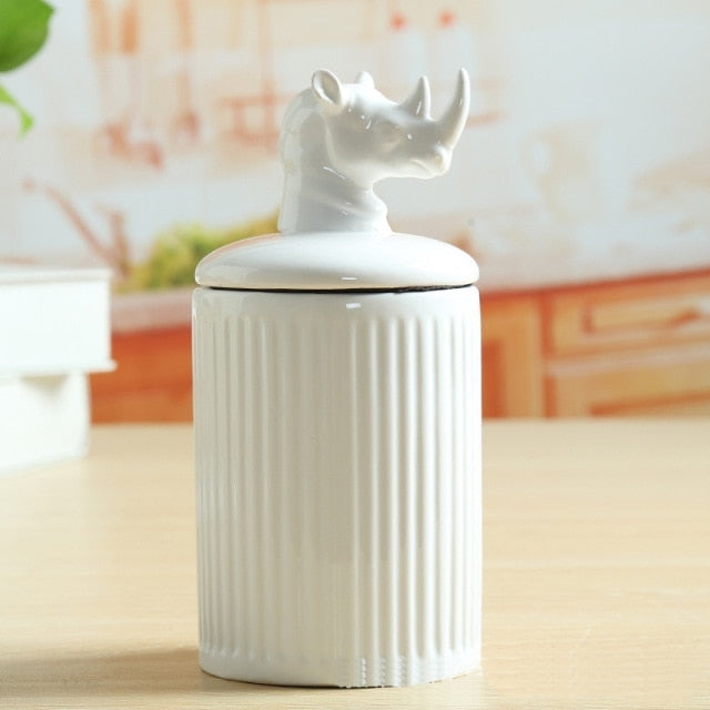 LoungeYard | Creative Ceramic Animal Kitchen Storage Container — product view 5
