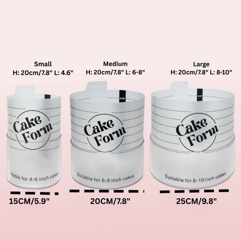 Round Adjustable Cake Ring Mold Acrylic Circle Baking Cake Ring | LoungeYard — product view 7