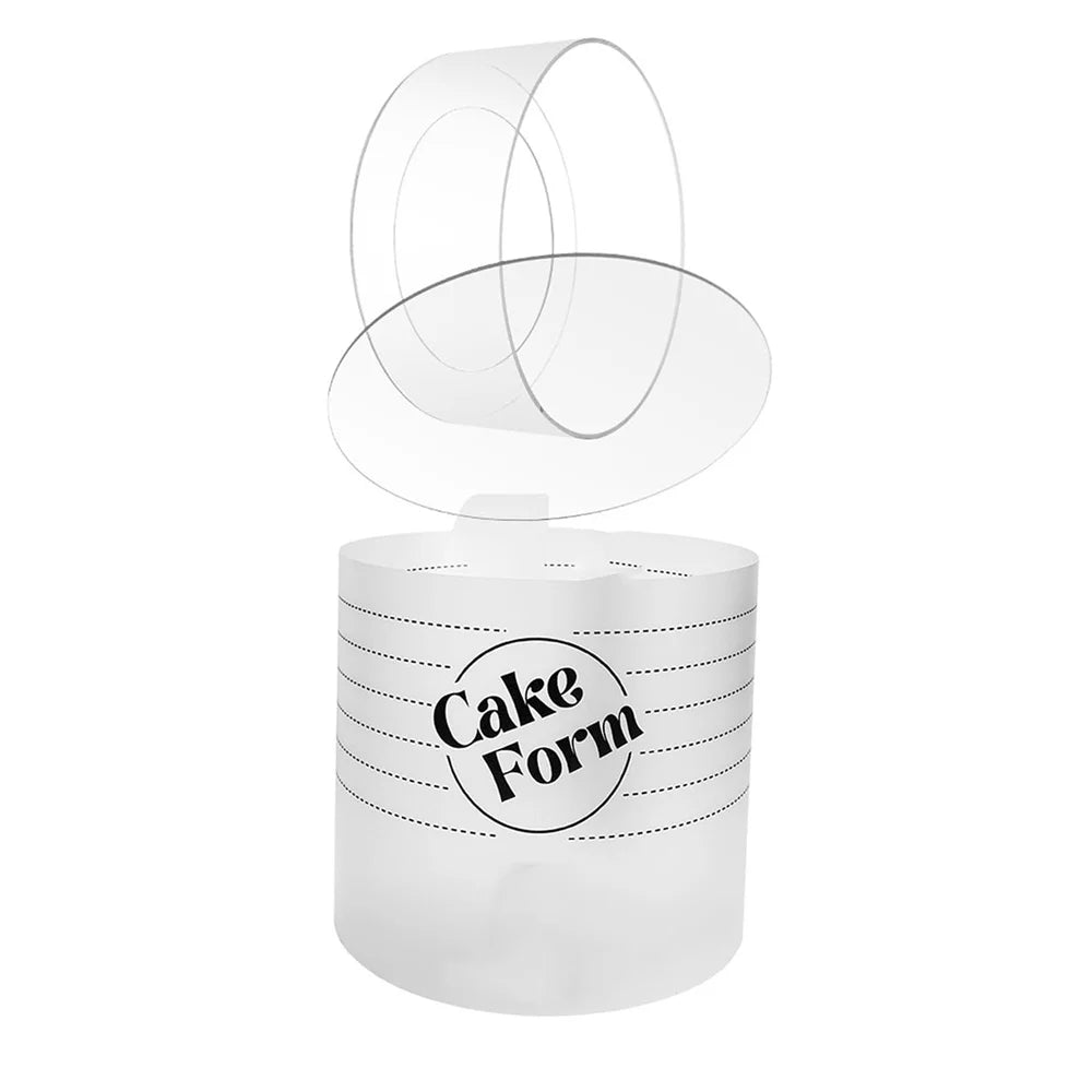 Round Adjustable Cake Ring Mold Acrylic Circle Baking Cake Ring | LoungeYard — product view 5