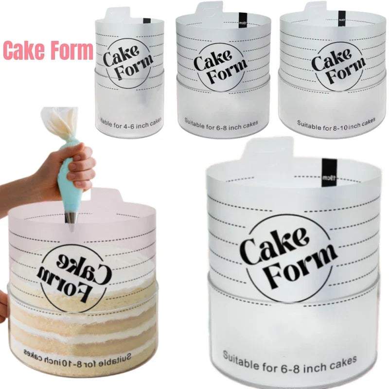 Round Adjustable Cake Ring Mold Acrylic Circle Baking Cake Ring | LoungeYard — product view 6