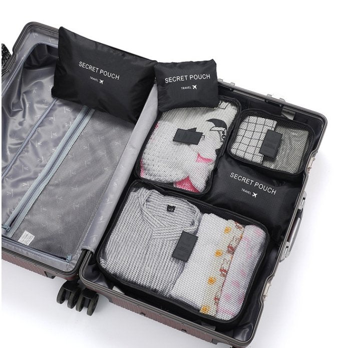 LoungeYard | Organizer Luggage Packing Cubes Inner Pockets (6 Pieces) — product view 1
