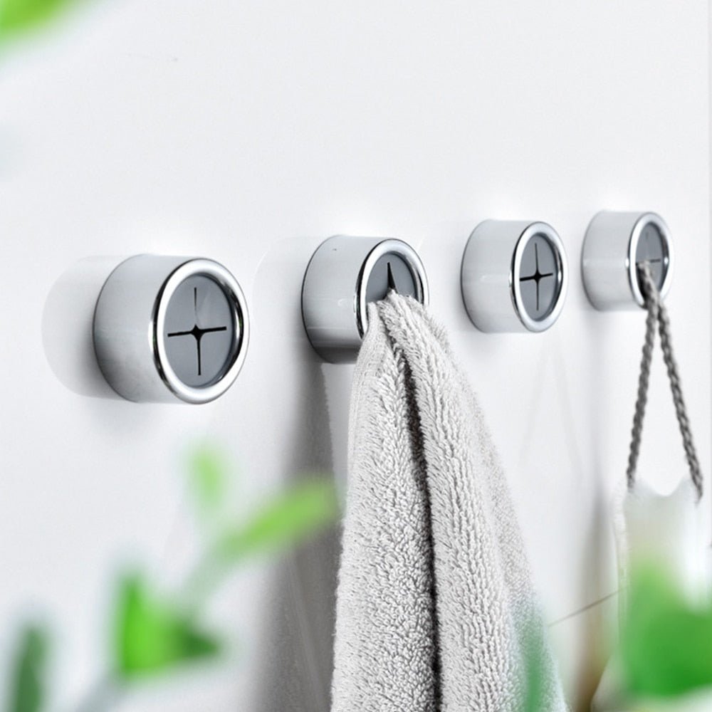 LoungeYard | Self-Adhesive Towel Holder – Drill-Free Space-Saving Organizer for Kitchen and Bathroom — product view 1