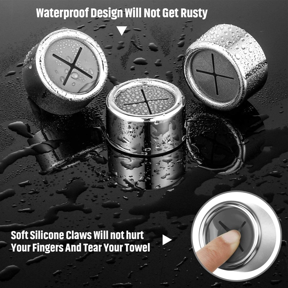 LoungeYard | Self-Adhesive Towel Holder – Drill-Free Space-Saving Organizer for Kitchen and Bathroom — product view 5