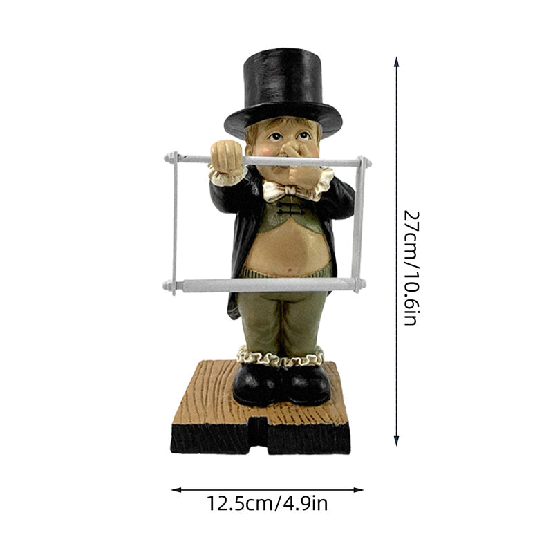 Gentleman Paper Towel Holder Decoration | LoungeYard — product view 1