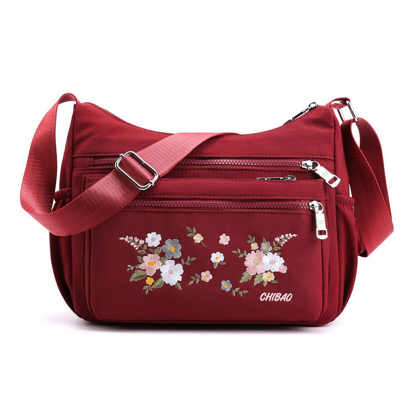 LoungeYard | Embroidered Flower Shoulder Bag — product view 1