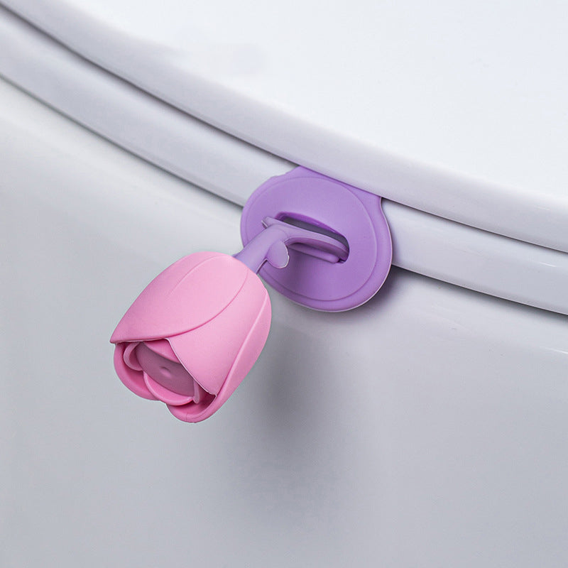Soft Silicone Toilet Seat Lifter | LoungeYard — product view 1