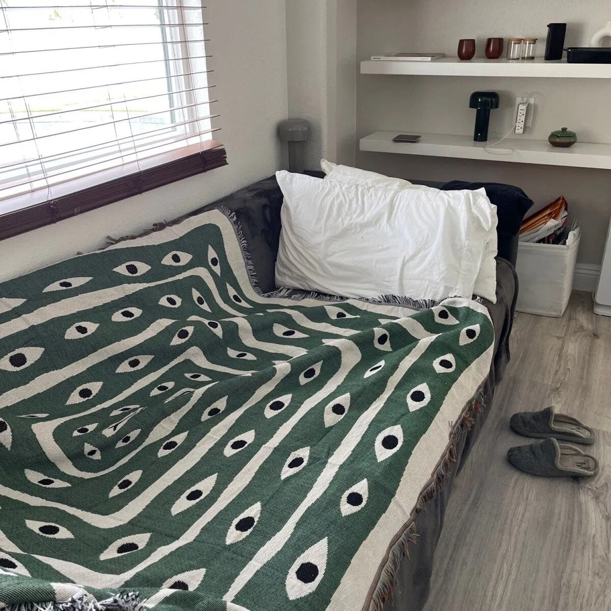 LoungeYard | Snake Eye Design Sofa Blanket — product view 2