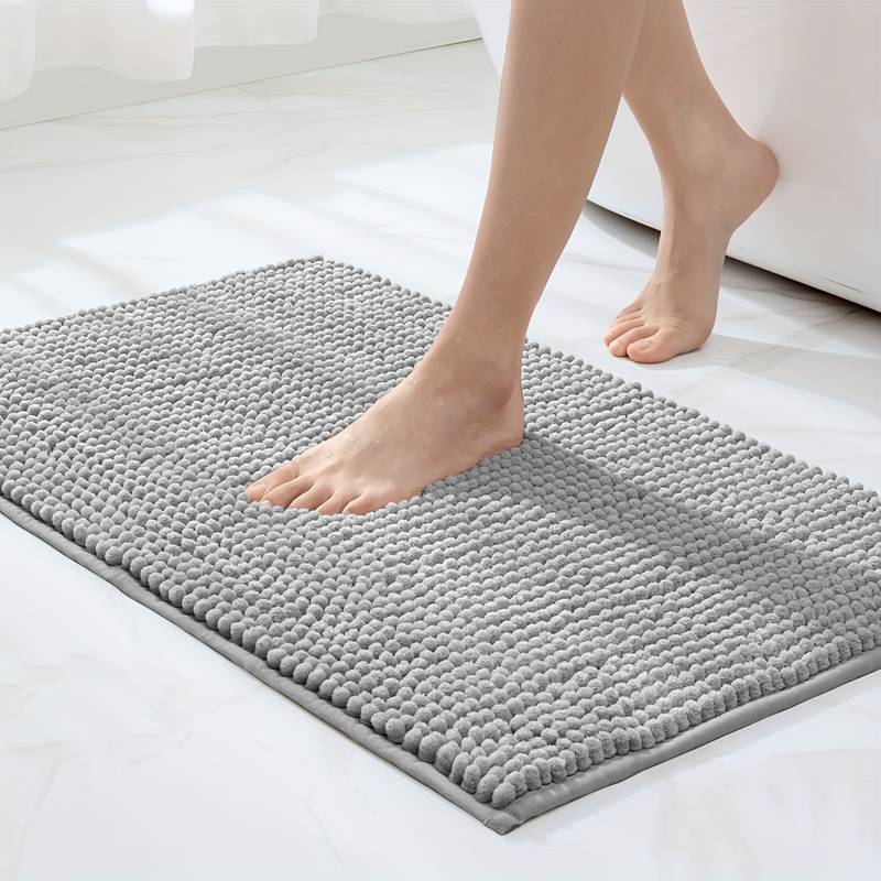 LoungeYard | SOFTDRY – Chenille Microfiber Bath Mat with Non-Slip Base — product view 7