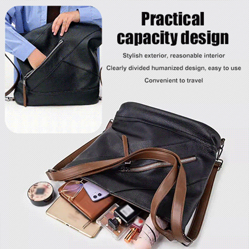 LoungeYard | Large Capacity PU Leather Bucket Bag — product view 4