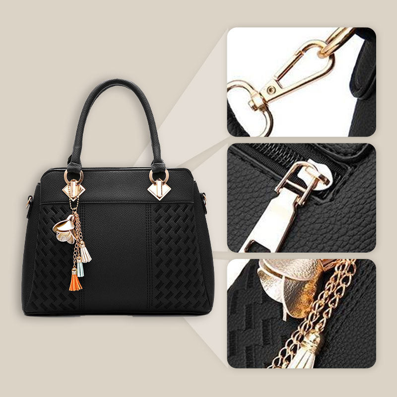 LoungeYard | Elegant women's bag with tassel pendant — product view 6