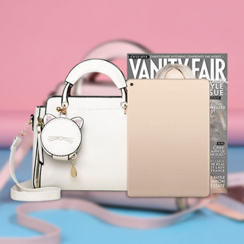 LoungeYard | Versatile bag for women with cute kitten organizer — product view 2