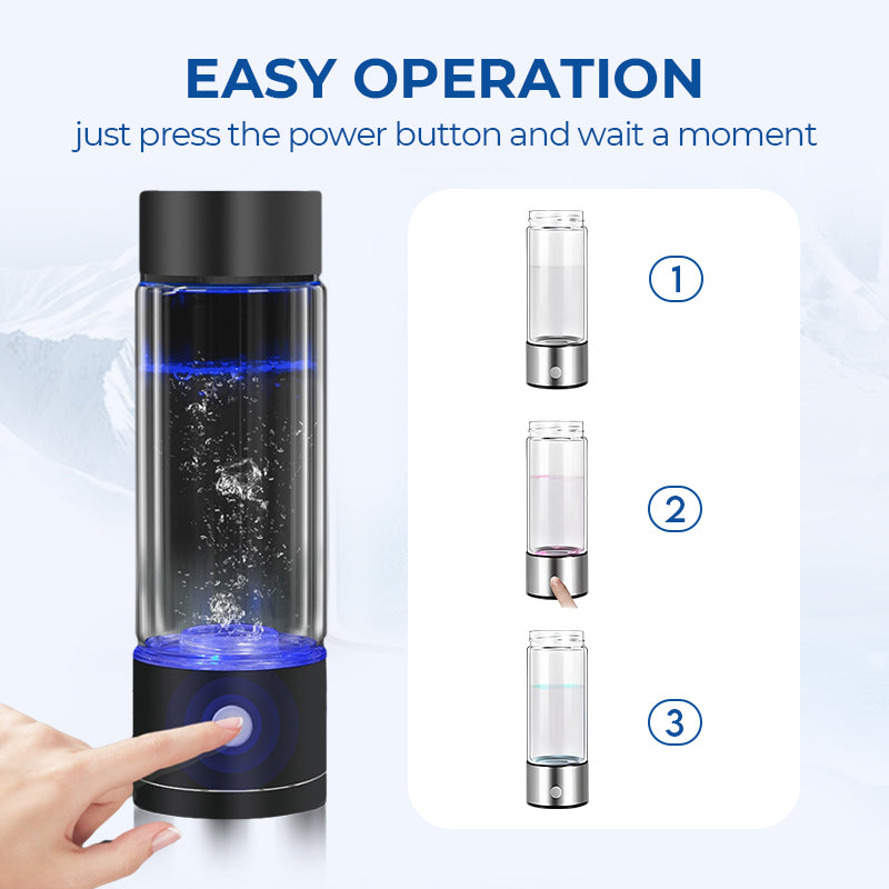 LoungeYard | Hydrogen Wellness Bottle 💧 | Pure, Energized Water Anywhere 🌟 — product view 4