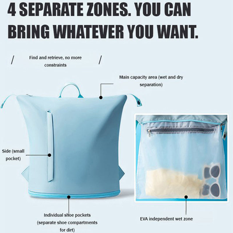 LoungeYard | DryPorter – Your backpack for wet and dry! — product view 4