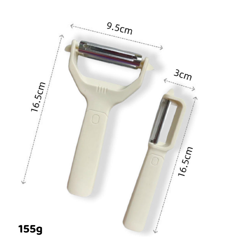 LoungeYard | 2-in-1 peeler and grater with two heads — product view 1
