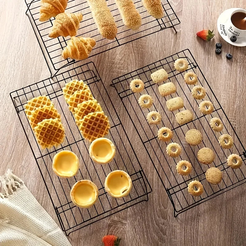Stainless Steel Stackable Cooling Rack Nonstick Baking Cooling Grid | LoungeYard — product view 1