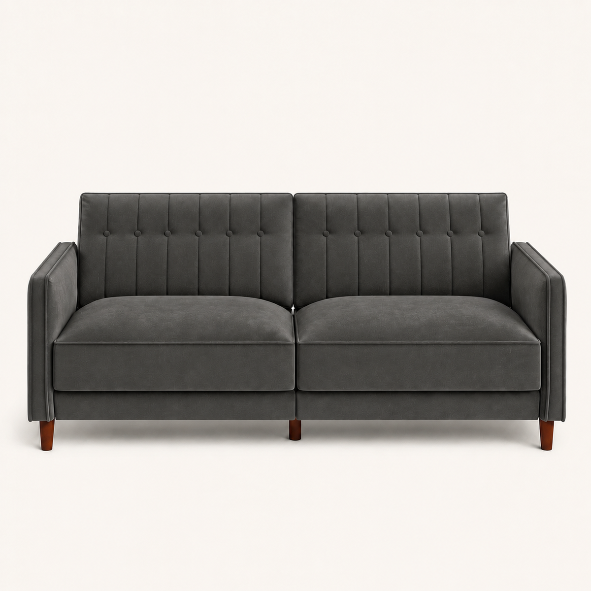 Tessmar Zeca Velvet Square Arm Futon — product view 3