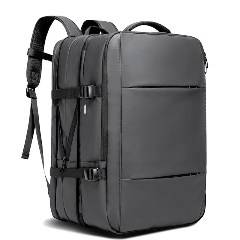 LoungeYard | URBANFORM Business Backpack – Expandable, Waterproof, USB Charging Port & 17.3" Laptop Compartment — product view 2