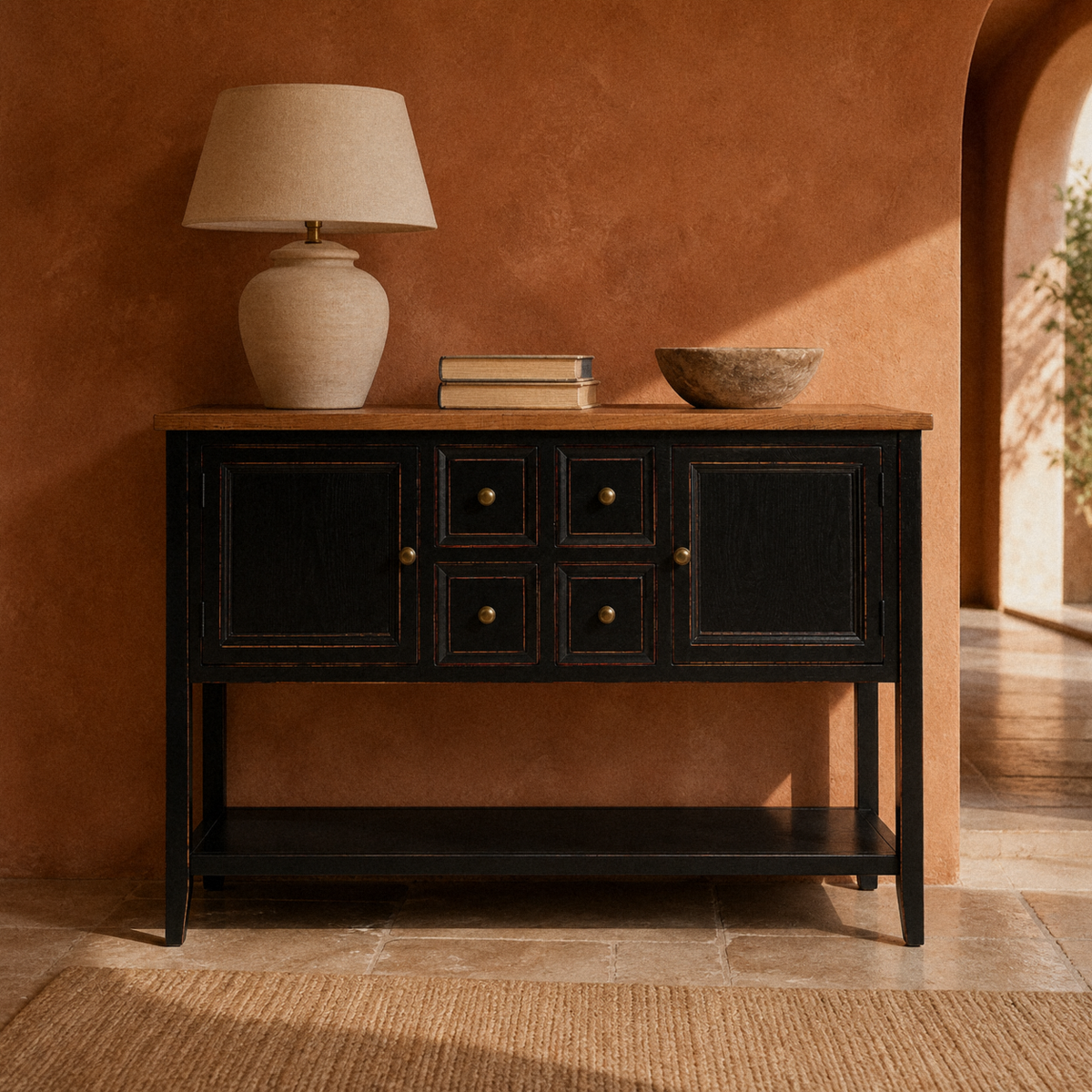 Varnholt Nordodepil Solid Wood Console — product view 3