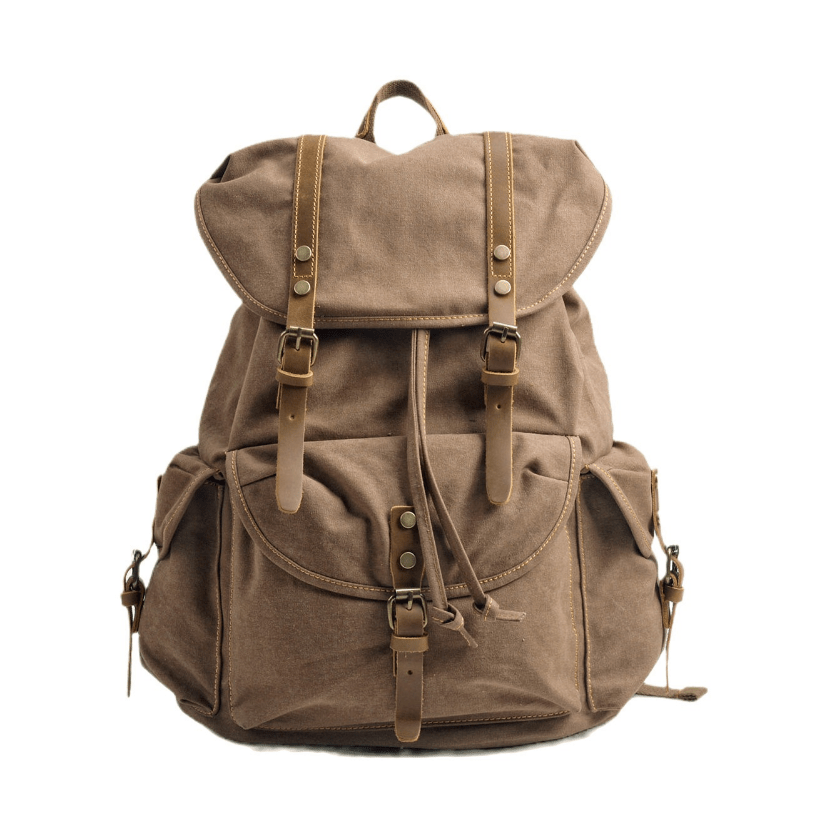 LoungeYard | WessPack – Military Canvas Backpack Rugged & Reliable Rucksack — product view 7