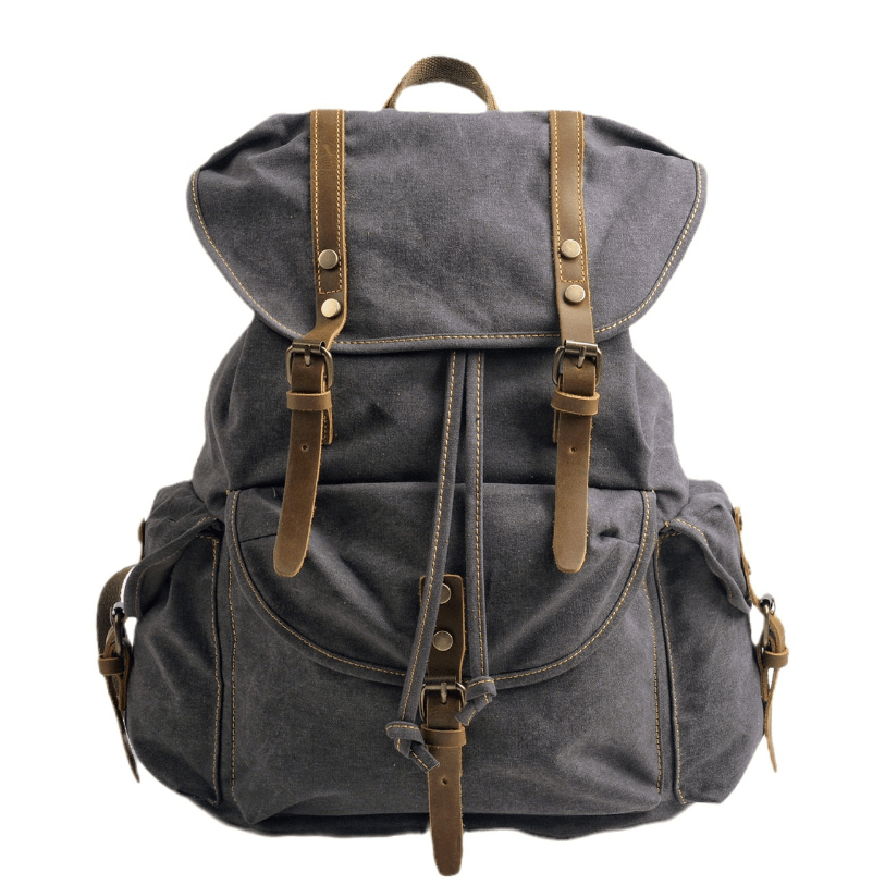 LoungeYard | WessPack – Military Canvas Backpack Rugged & Reliable Rucksack — product view 1