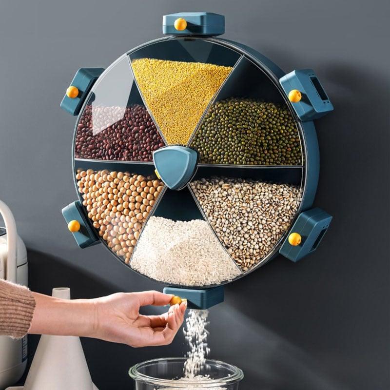 LoungeYard | Whirling Box - Rotating Food Grain Storage Container — product view 2