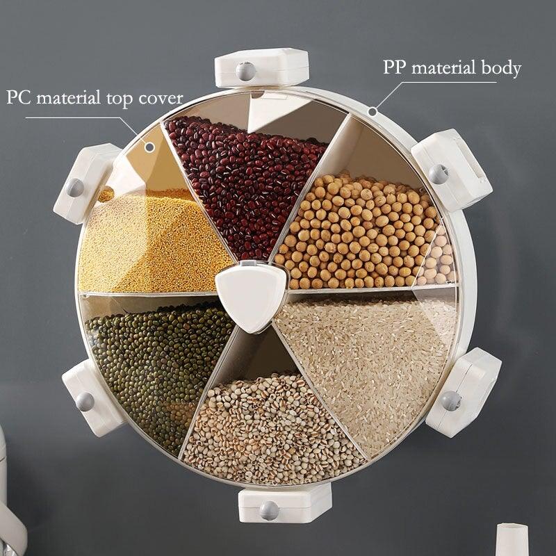 LoungeYard | Whirling Box - Rotating Food Grain Storage Container — product view 4