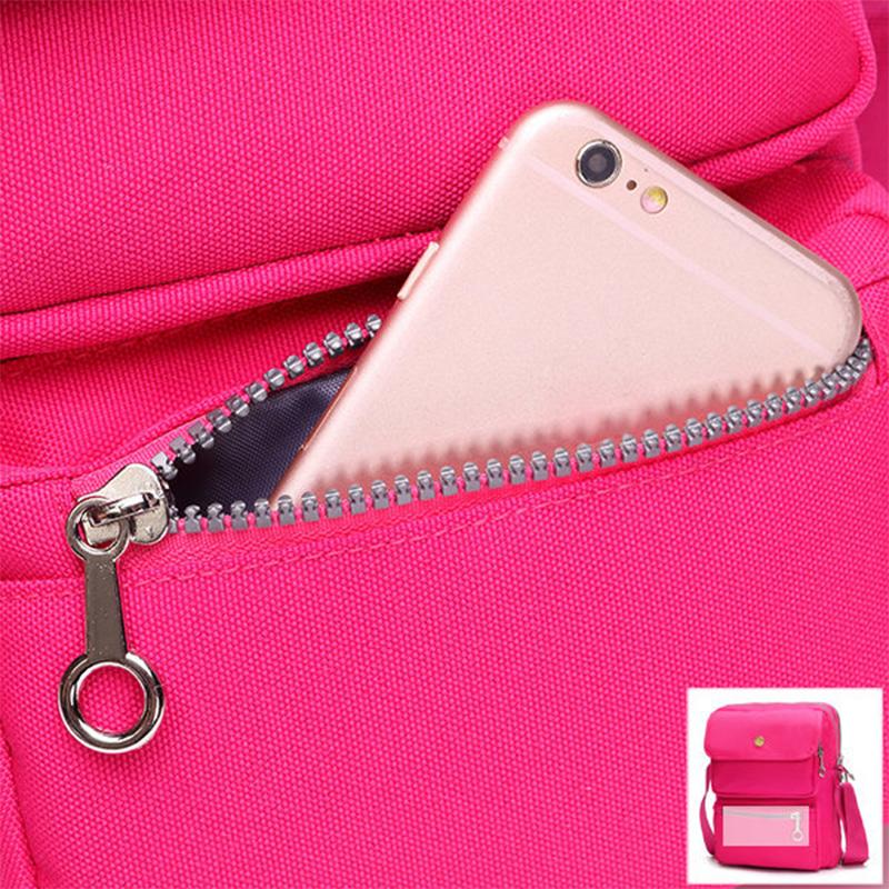 Women’s Waterproof Nylon Crossbody Shoulder Bag with 6 Pockets — product view 7
