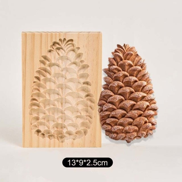 LoungeYard | Woodworks Baking Cookie Mold — product view 1