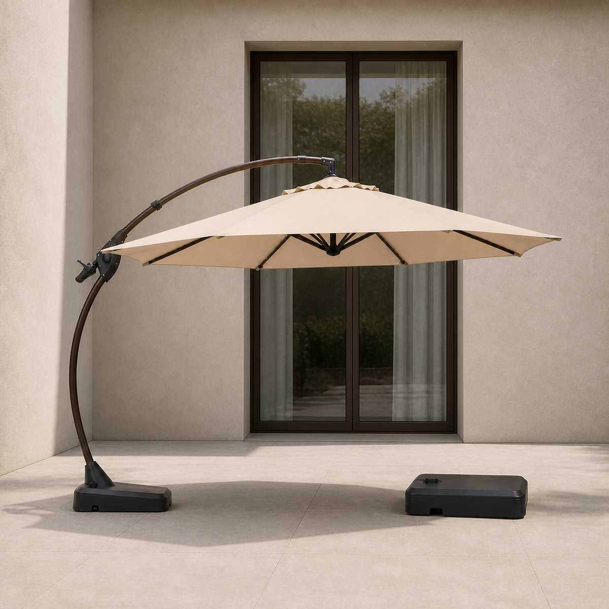 Wulfern Gyali Offset Cantilever Umbrella — product view 5