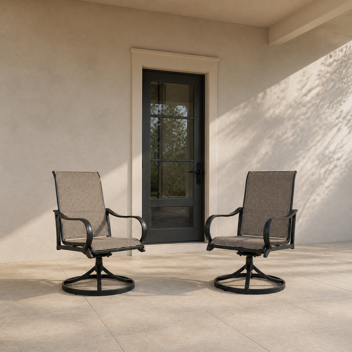 Wulfern Kinaros Swivel Dining Chair Set — product view 5