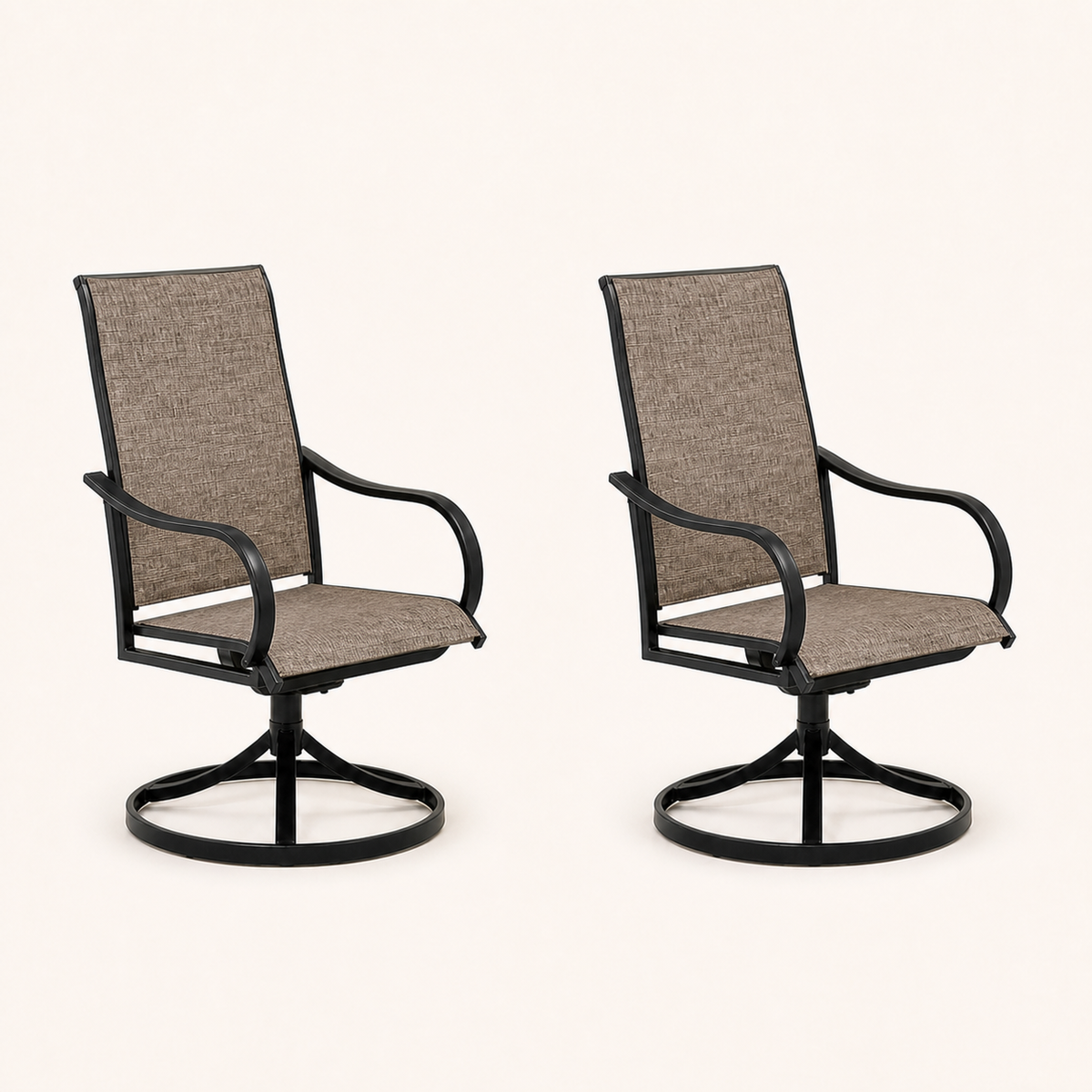 Wulfern Kinaros Swivel Dining Chair Set — product view 4