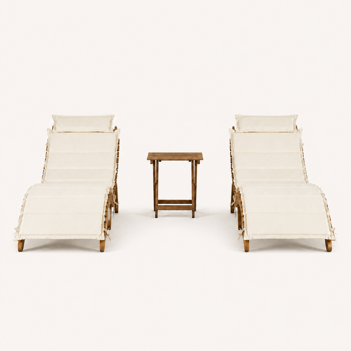 Wulfern Ortholithos Folding Chaise Lounge Set — product view 2