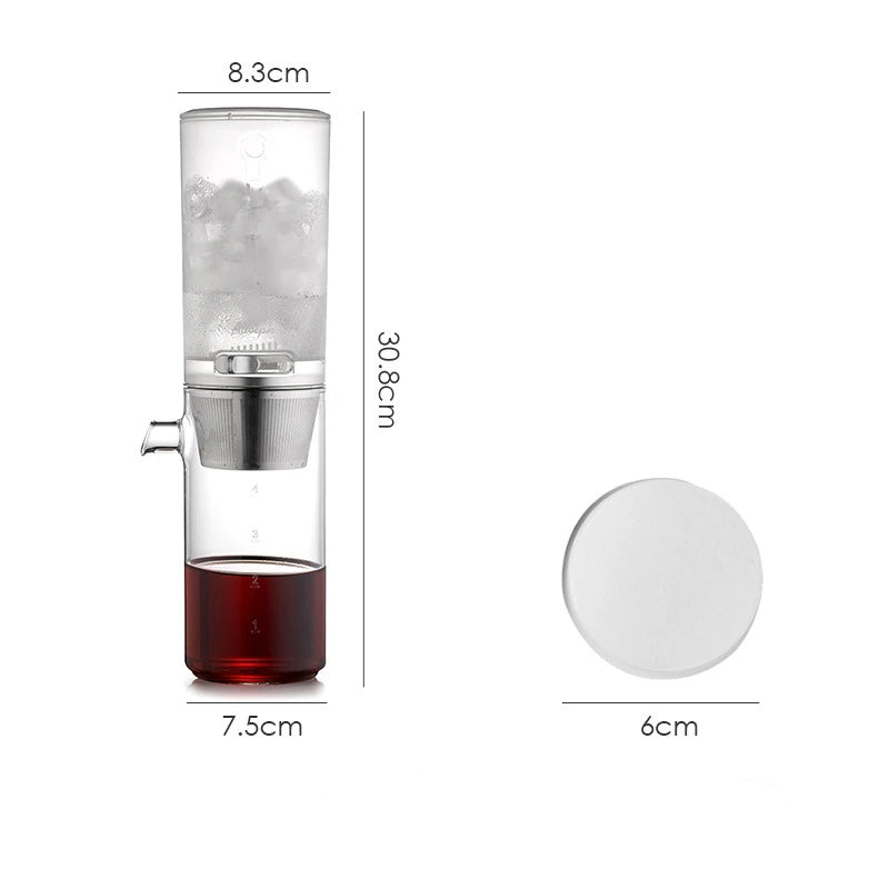 LoungeYard | Adjustable Glass Drip Cold Coffee Brewer — product view 6