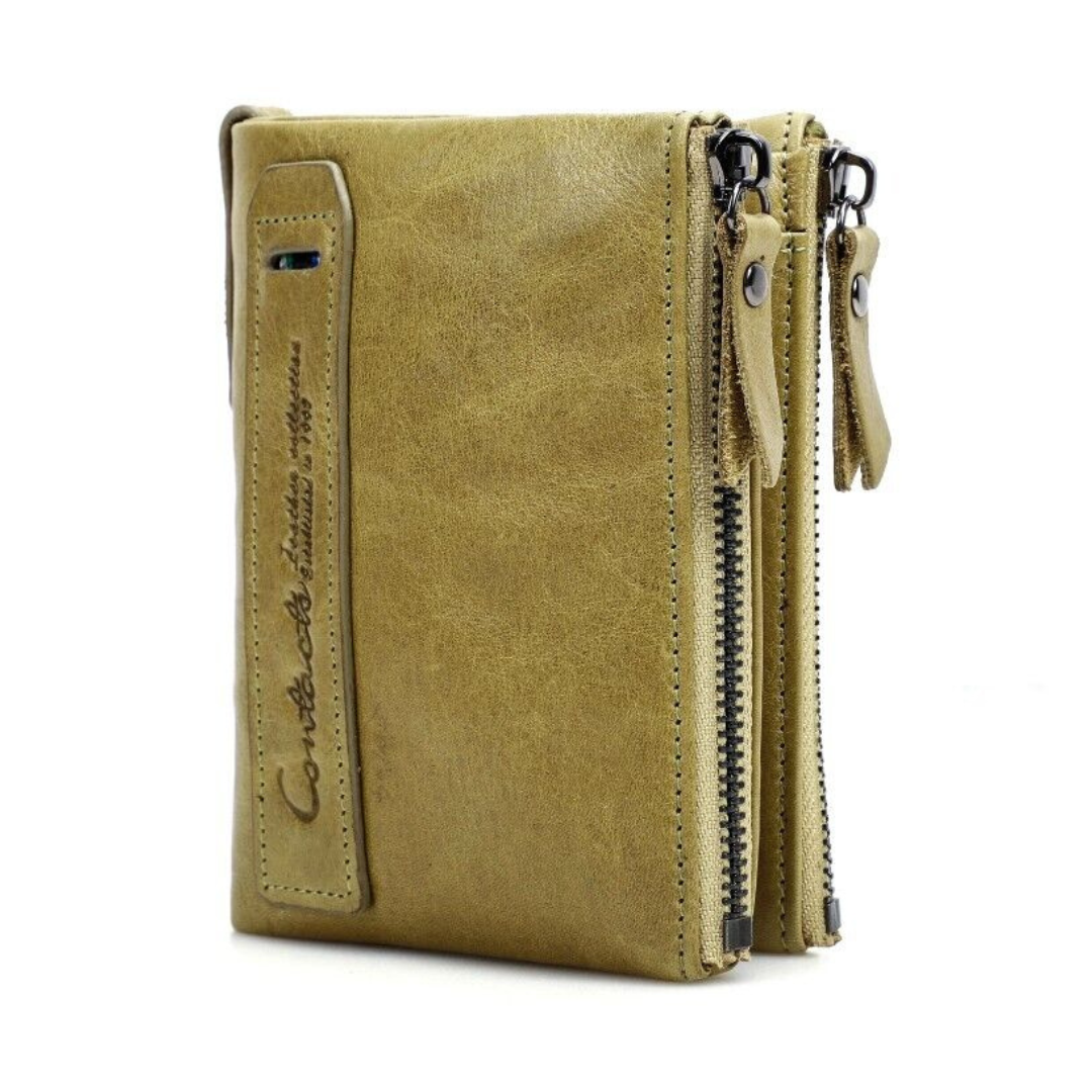 Stylish Double Zipper Wallet LoungeYard — product view 3