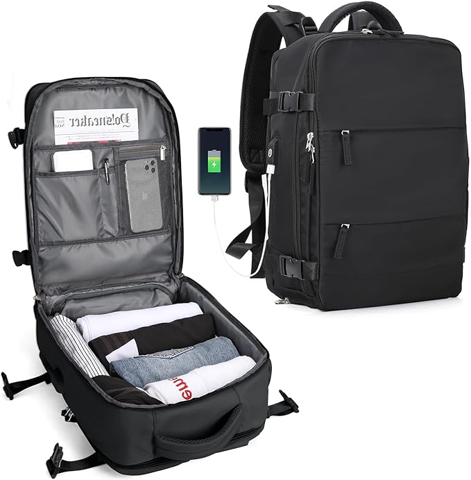 LoungeYard | Durable Backpack for Trips with USB Charging Port — product view 1